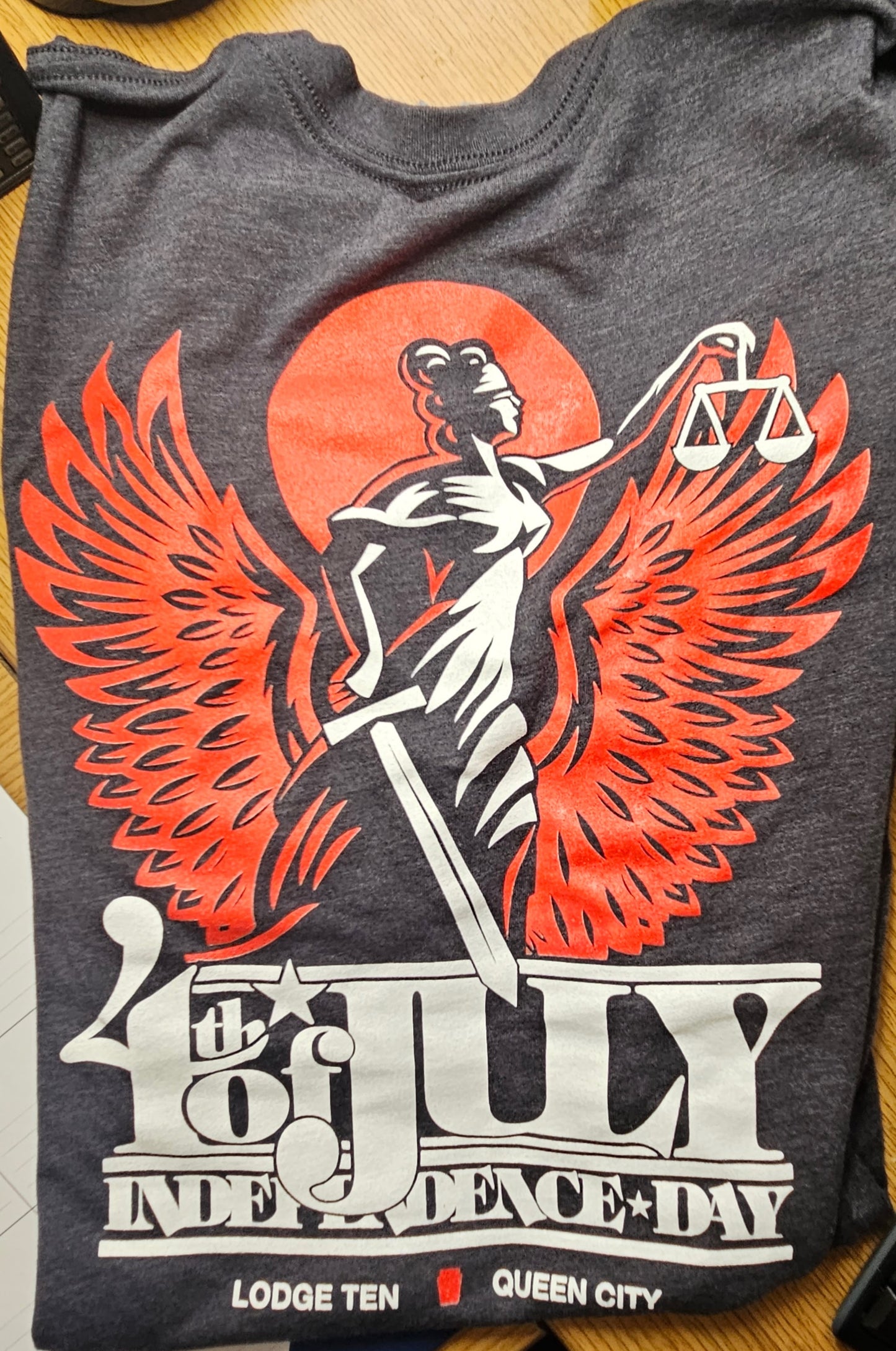 Queen City FOP 10 Fourth of July T-shirt