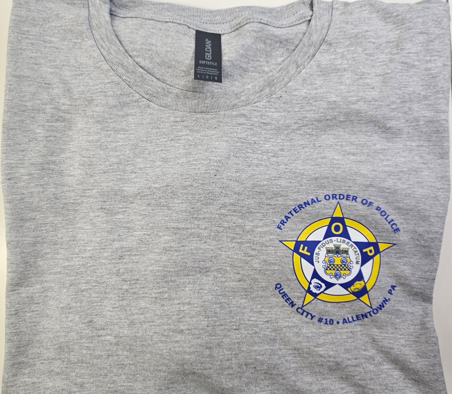 Queen City FOP 10 - left chest logo