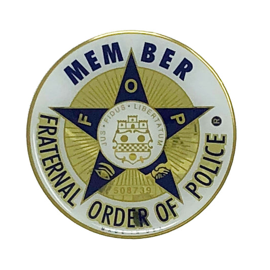 FOP Member Emblem - Large - 3 in. diameter - **MEMBER ONLY ITEM**