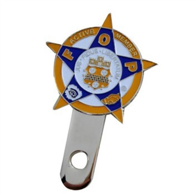 License Plate Medal - **MEMBER ONLY ITEM**